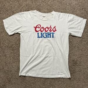 Vintage 90s single stitch coors light shirt